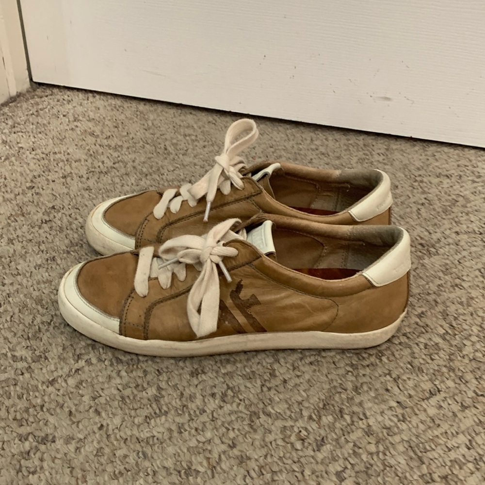 Frye, Brown and White Women's Sneakers